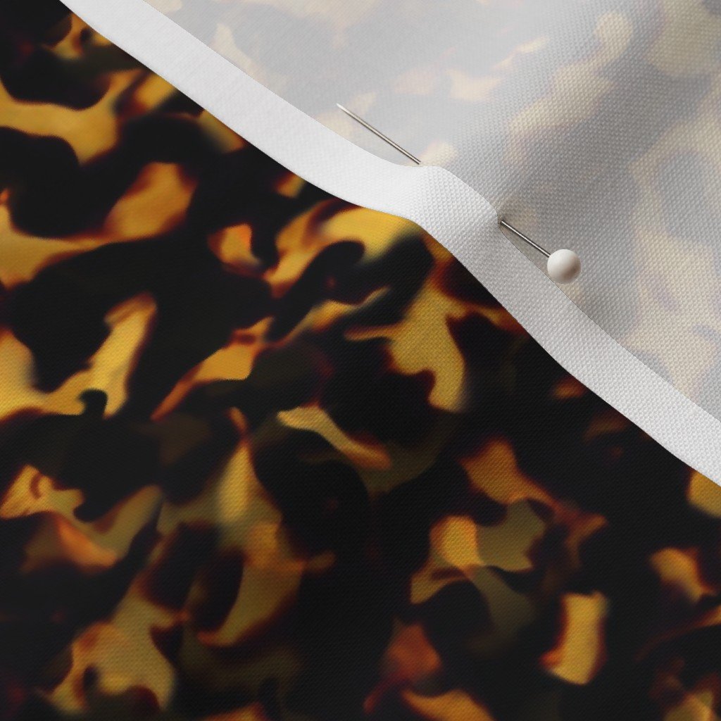 Micro Gold and and Brown Tortoisehell Seamless Repeat Pattern Fabric gold tortoiseshell fabric