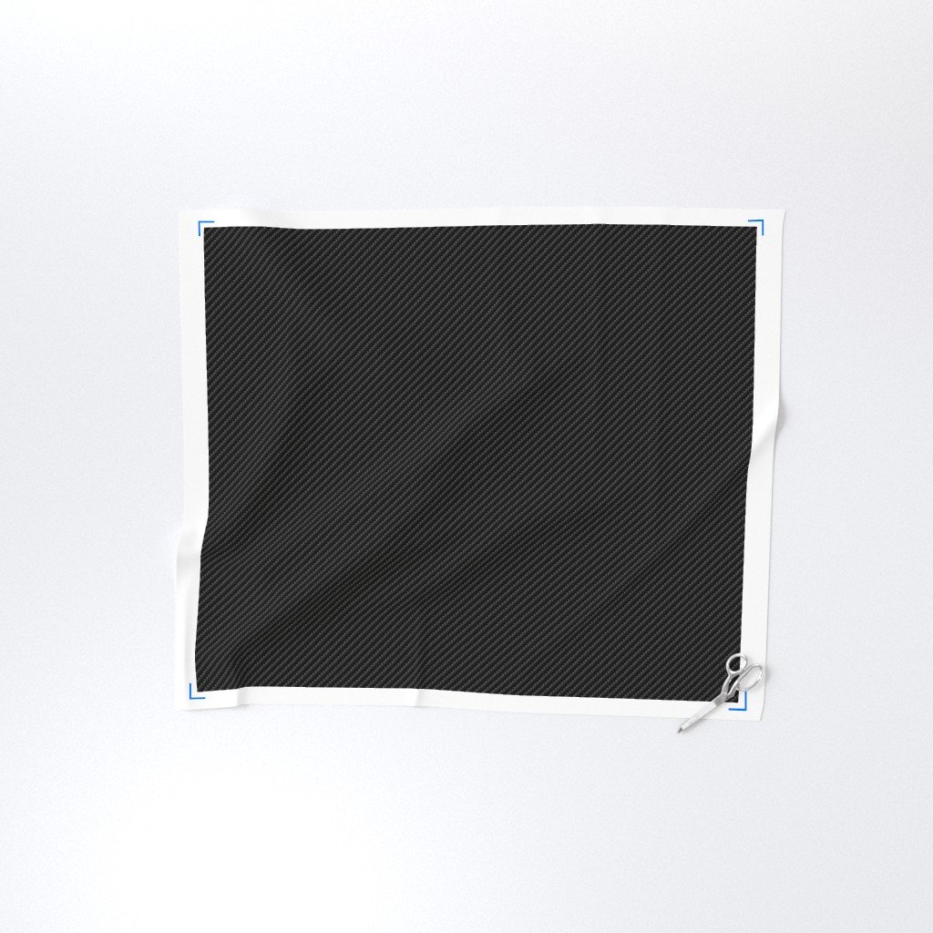 Classic Diagonal Ribbed Black Carbon Fibre for the Man Cave Fabric black carbon fiber fabric