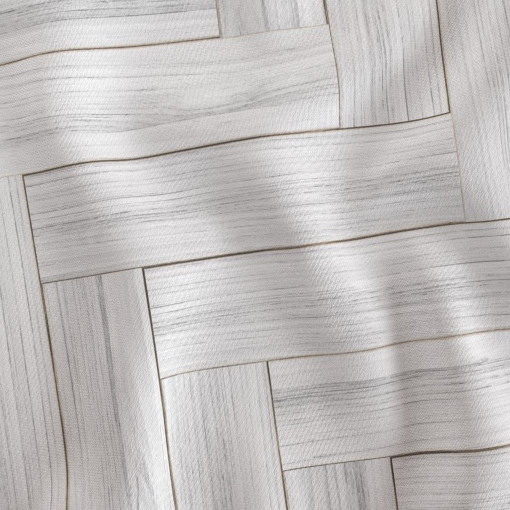 Whitewashed Geometric Herringbone 3 inch Fabric whitewashed herringb fabric