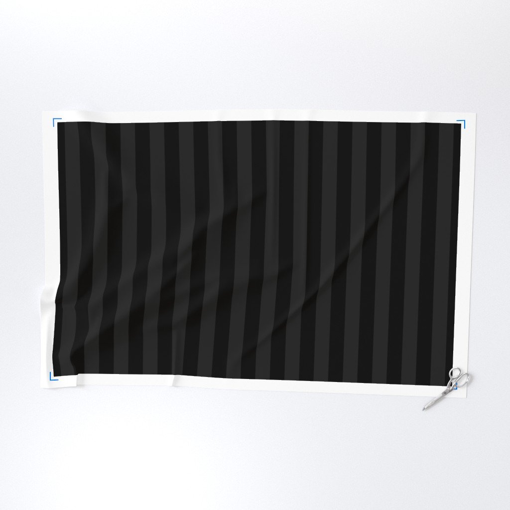 Two-Tone 2 Inch Black and Faded Black Modern Cabana Upholstery Fabric black cabana fabric