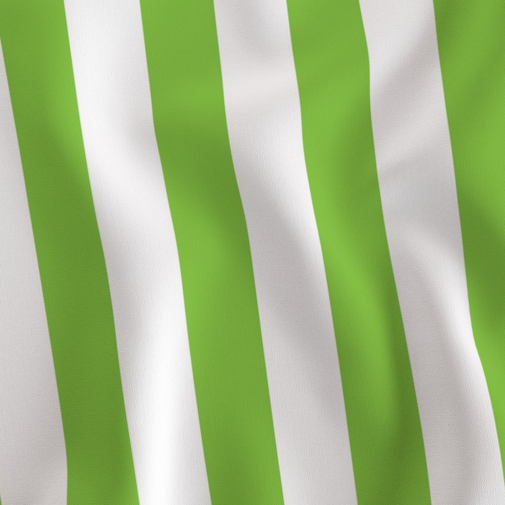 Lime and White 2 Inch Vertical Cabana Stripes Fabric crazy hearts fabric