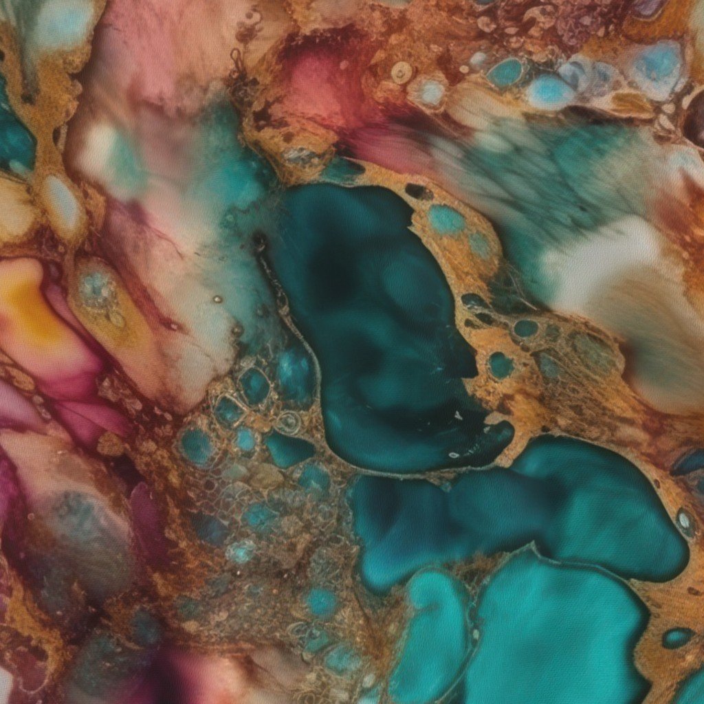 Opal Alcohol Ink 2 Fabric inky pattern fabric