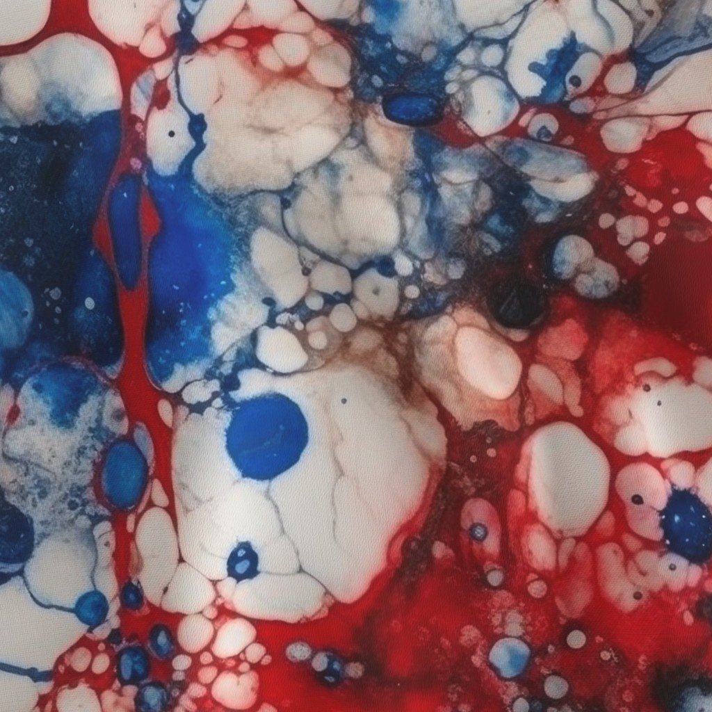 Red White and Blue Alcohol Ink USA Patriotic Flag Colors Alcohol Ink Home Decor Collection Home Styling Collection alcohol ink pattern fabric
