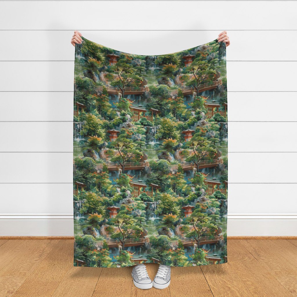 Eden of Tranquility A Japanese Water Garden Paradise Home Styling Collection Design Collection japanese garden fabric