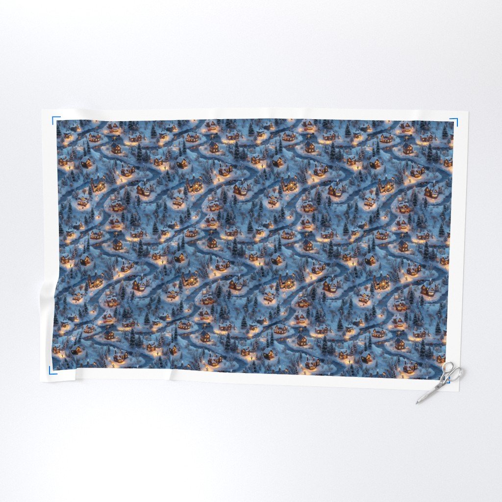Evening Glow - Night Before Christmas Fabric evening fabric