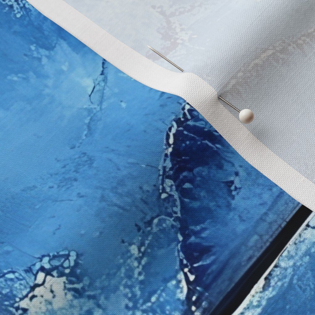 6 inch Blue Mosaic Tiles with Watercolor Effect for Pool or Bathroom Fab ceramic fabric
