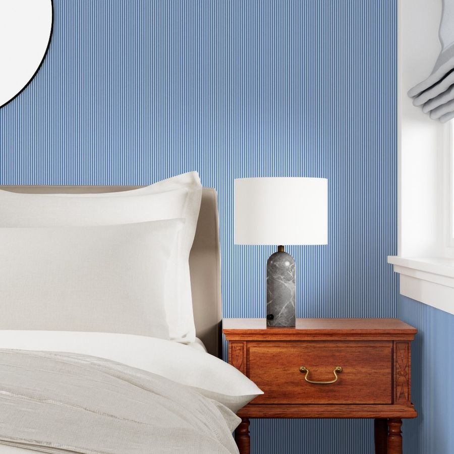 Sofa Nap Blue Pinstripe with White Pinstripes Dad Edit Wallpaper sofa nap wallpaper