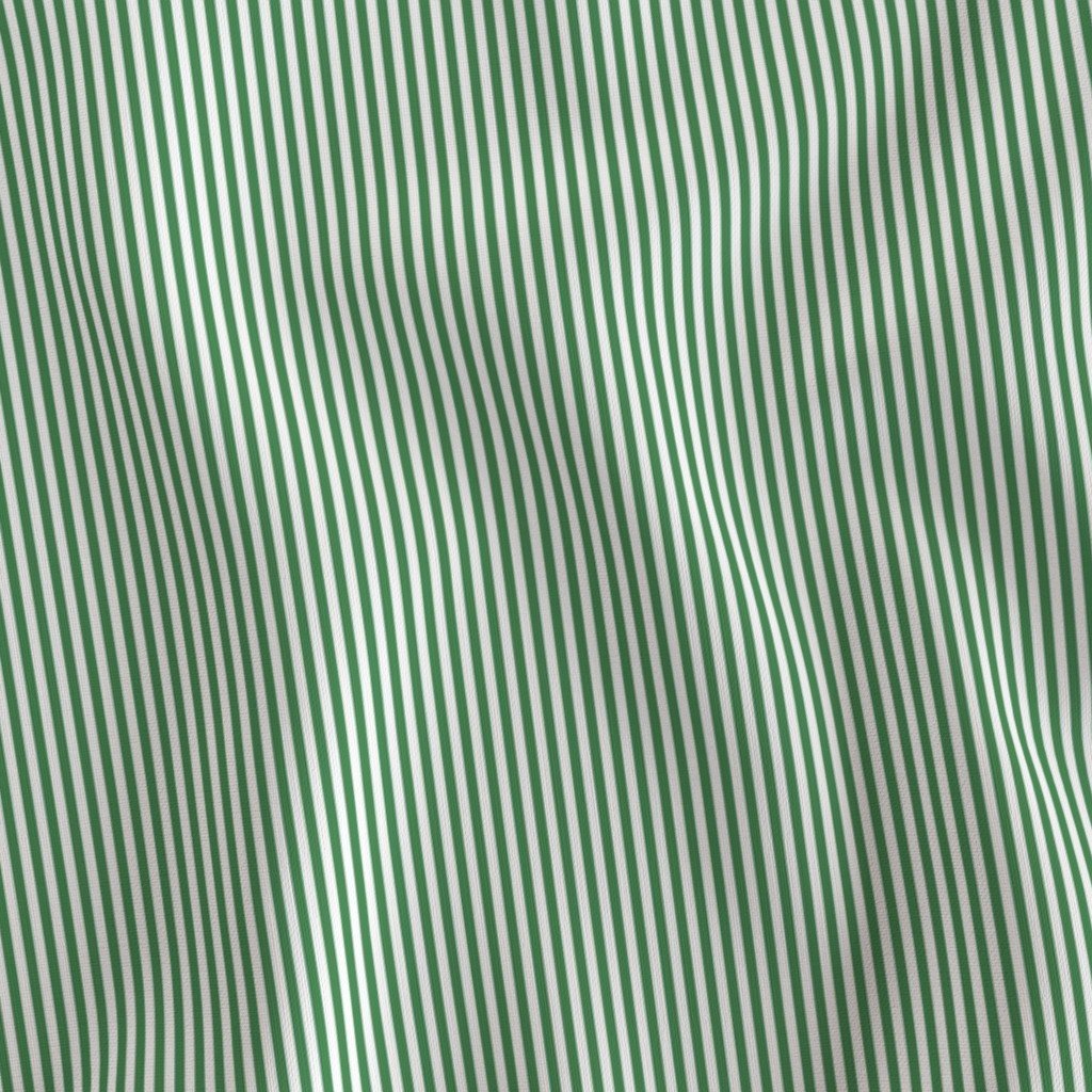 Thermos Cup Green and White Pinstripes Dad Edit Fabric muted green fabric