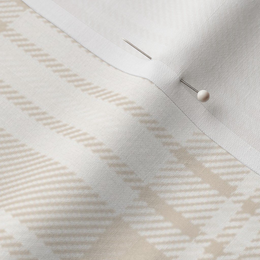 Sandstone Cream Large Traditional Tartan Plaid Pattern Fabric large scale fabric