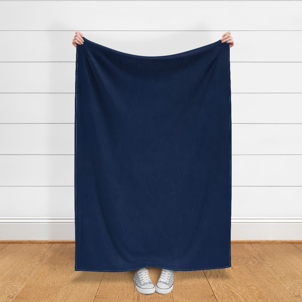 Frosted Midnight Blue Deep Winter Christmas Night Solid Fabric christmas fabric