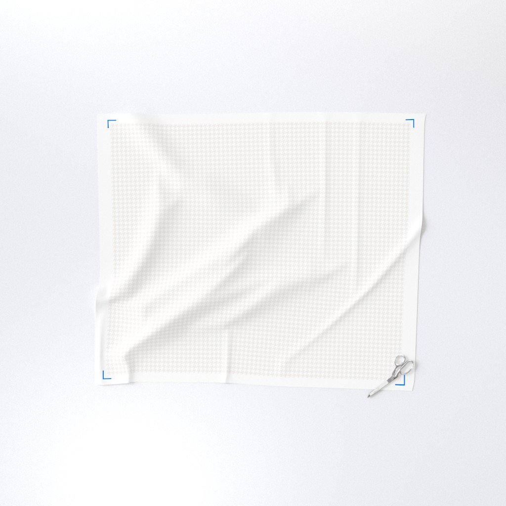 Small Bone White Houndstooth Check Pattern Fabric fabric fabric