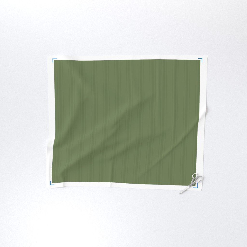 Tonal Olive Green Tailored Ticking Stripe Cottage Farmhouse Wide Stri Fabric country style fabric