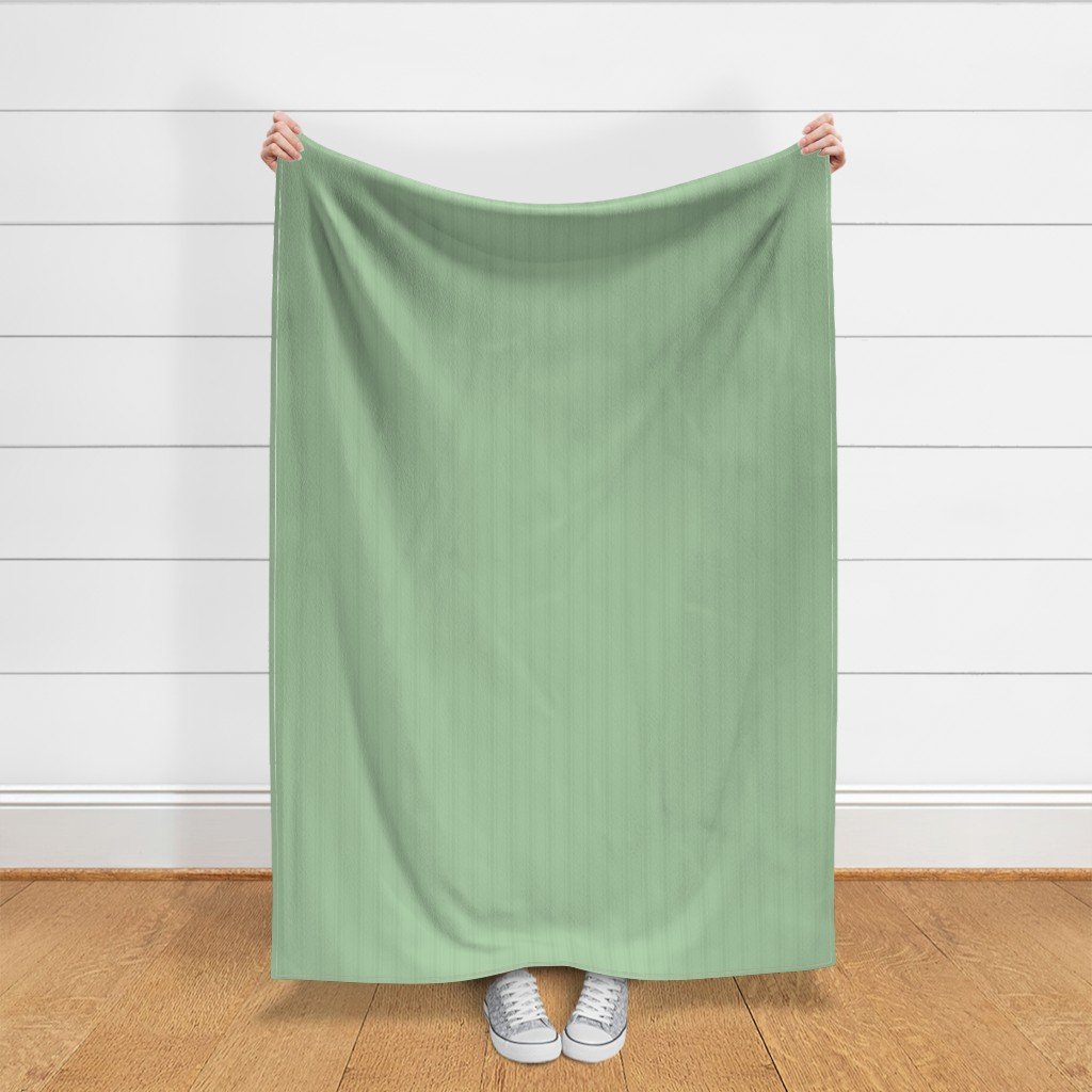 Tonal Fresh Green Tailored Ticking Stripe Cottage Farmhouse Small Sca Fabric green stripe fabric