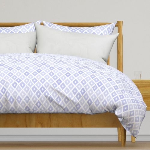 Small Sun Faded Mediterranean Diamond Pattern in Lavender Mist Blue Home Decor Collection Home Decor Collection pale lavender duvet cover design