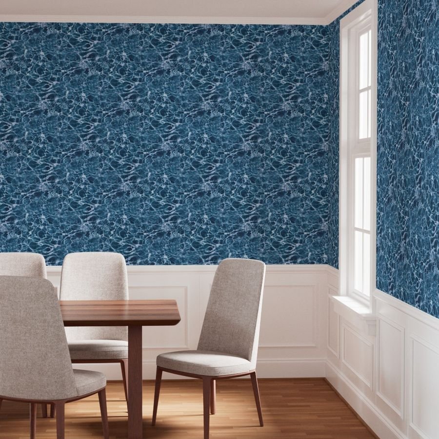 Maui Wailea Twilight Blue Water Ripples Wallpaper hawaiian coast wallpaper