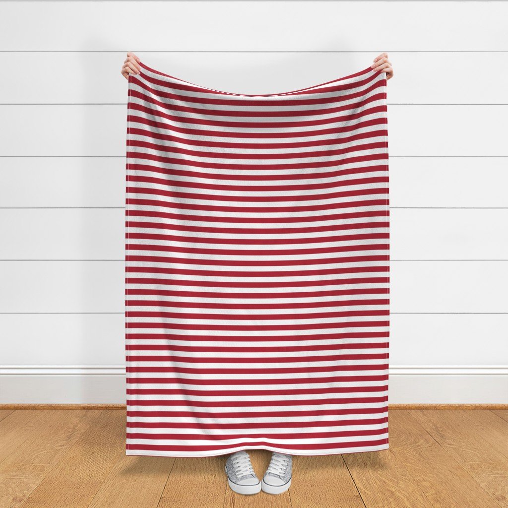 USA Flag Red and White Stripes Fabric flag colors fabric