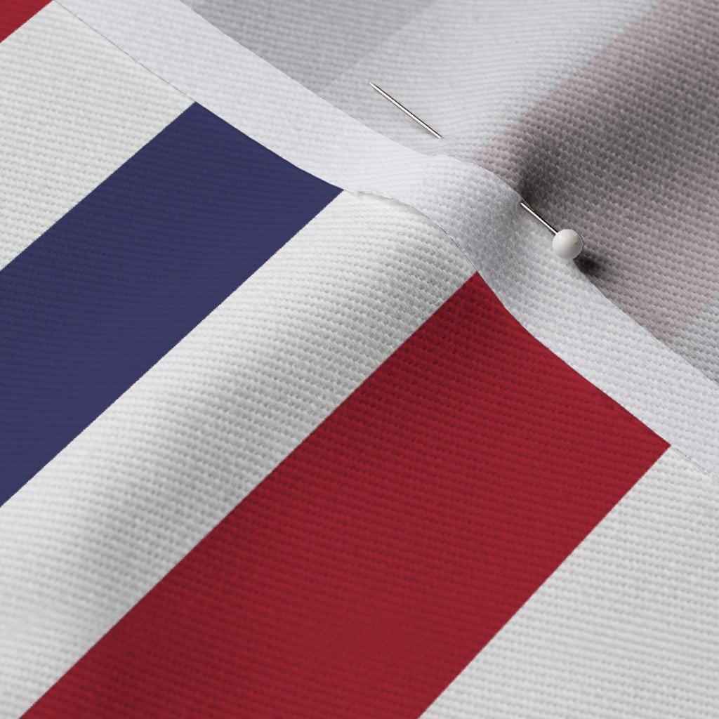 USA American Flag Red White and Blue Alternating Stripes Fabric flag stripes fabric