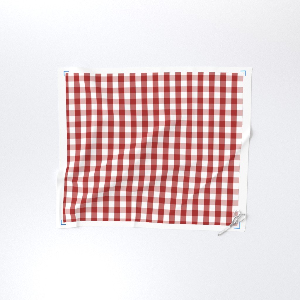 Aurora Red Gingham Check Pattern Design Collection Design Collection red check fabric