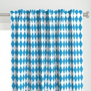 Oktoberfest Bavarian Blue and White Medium Diagonal Diamond Pattern Home Decor Collection Decor Collection beer festival curtain design