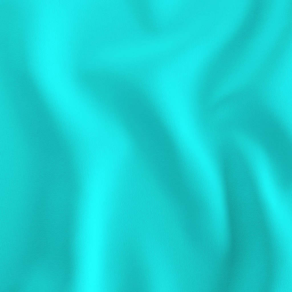 Bright Neon Aqua Blue Solid Coordinate Fabric fluorescent aqua fabric