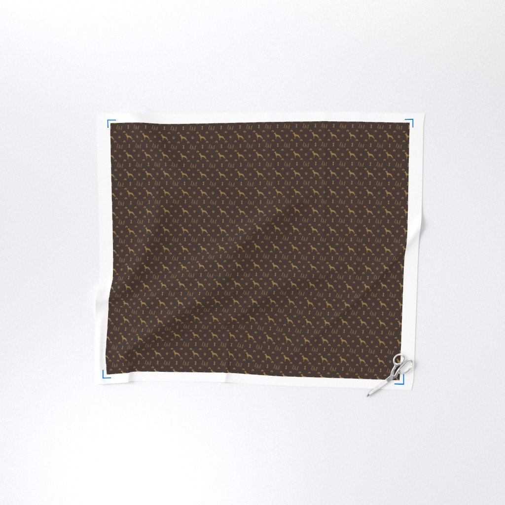 Louis Malinois Luxury Dog Pattern Fabric dog house fabric