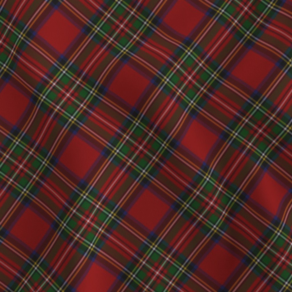 Royal Stewart Tartan Stuart Clan Plaid Tartan Home Decor Collection Interior Collection scottish scottish fabric