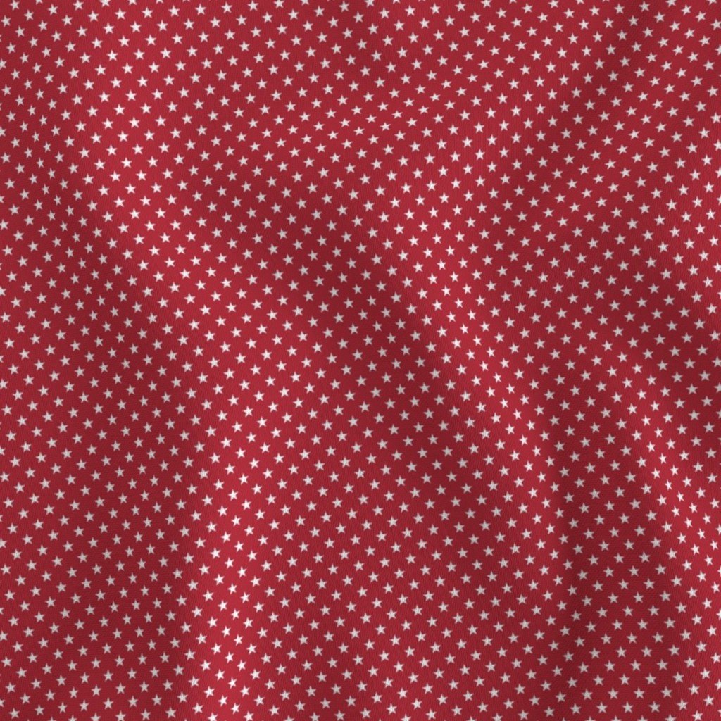 Small USA Flag White Stars on Red Fabric flag stars fabric