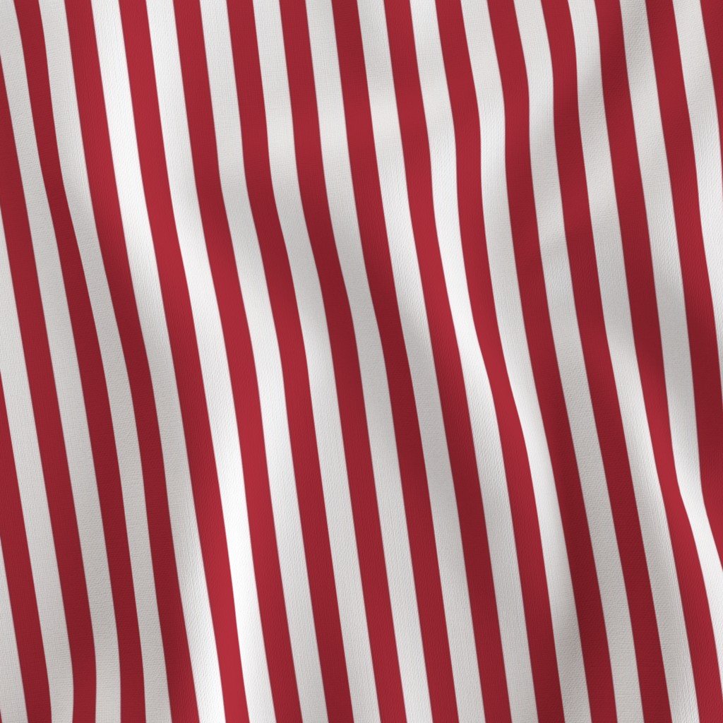 Small Vertical USA Flag Red and White Stripes Fabric small usa stripes fabric