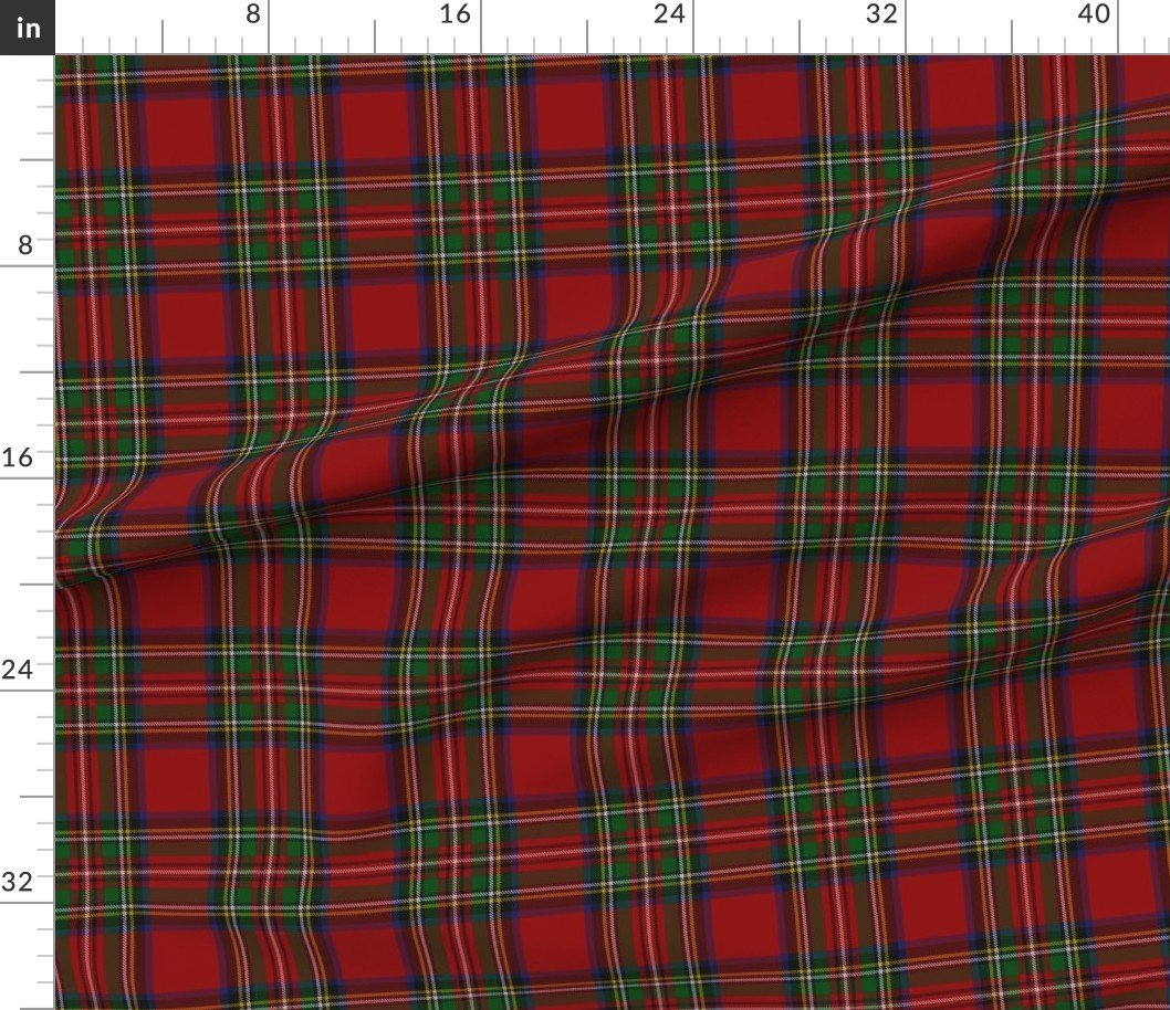 Royal Stewart Tartan Clan Plaid Home Decor Collection Home Styling Collection scottish plaid fabric