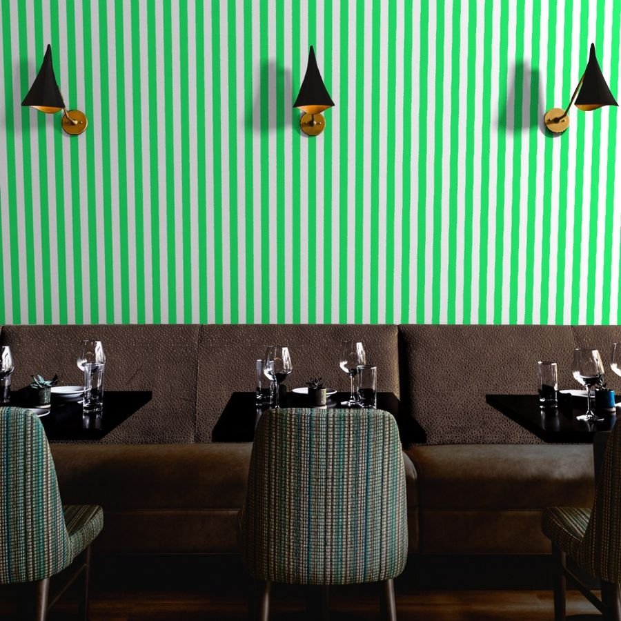 Lime Mojito Green Vertical Tent Stripes Florida Colors of the Wallpaper lime mojito stripes wallpaper