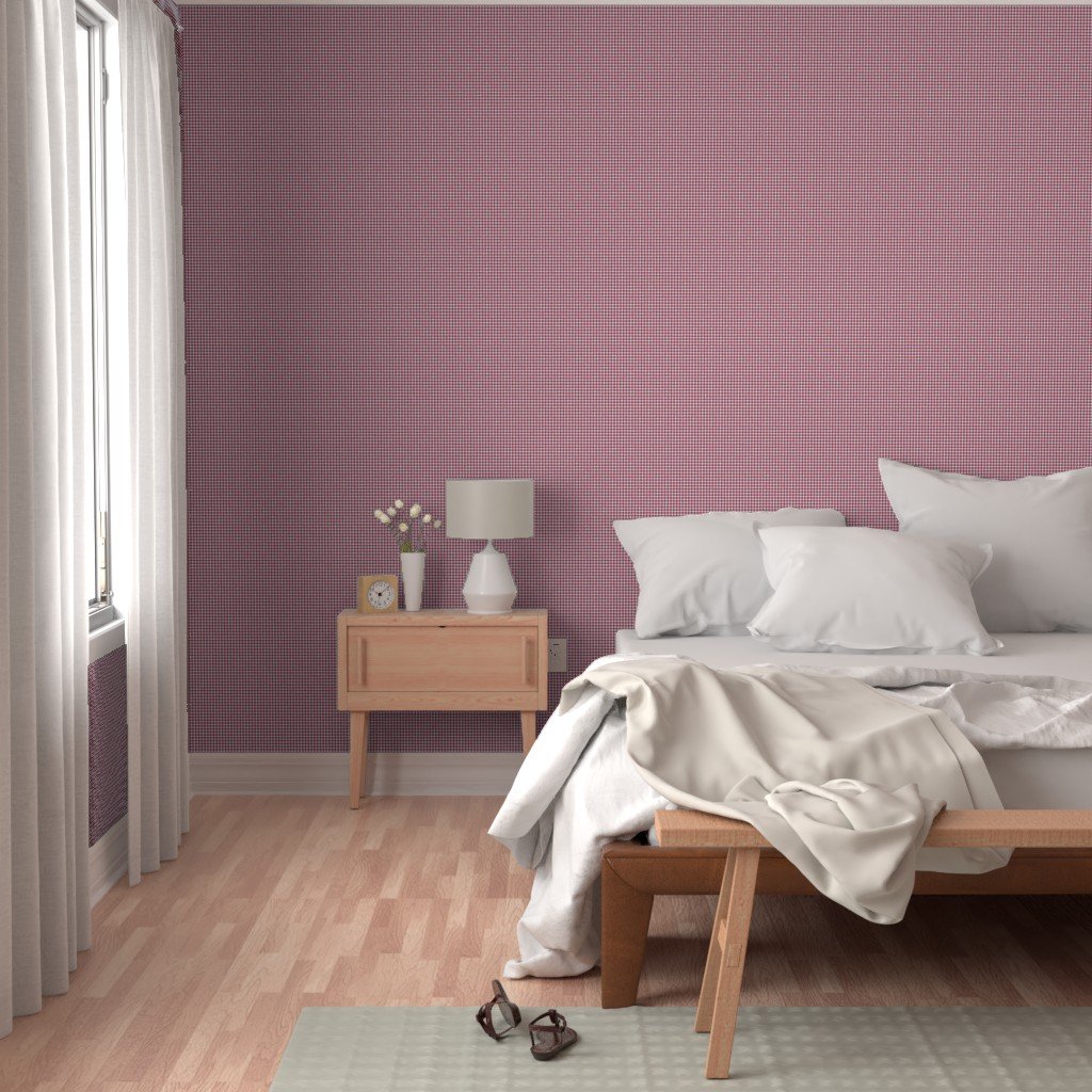 Small Burgundy Wine Red and White Hand Houndstooth Check Watercolor Wallpaper burgundy wine hounds wallpaper