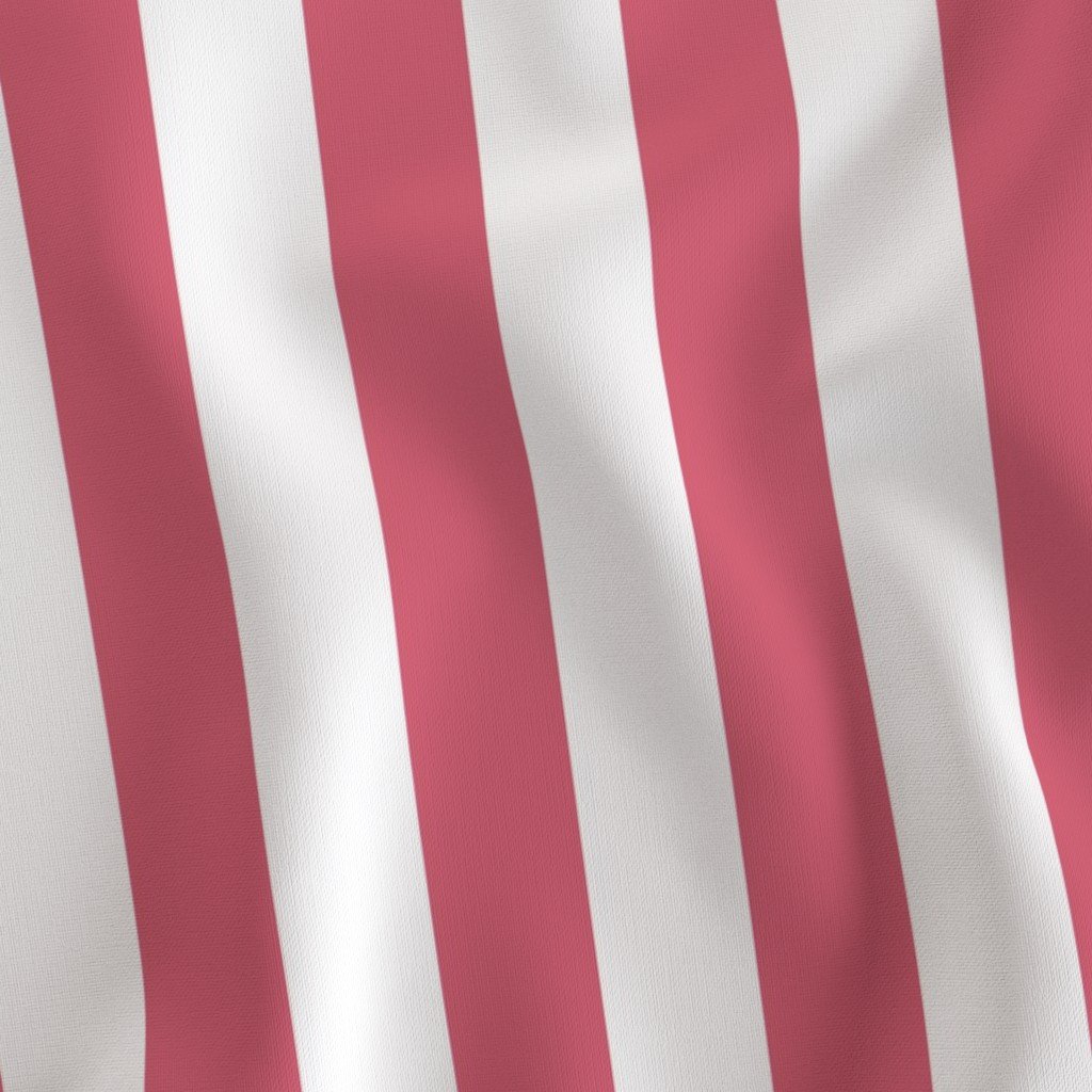 2 inch Nantucket Red and White Cabana Tent Stripes Fabric nantucket reds fabric