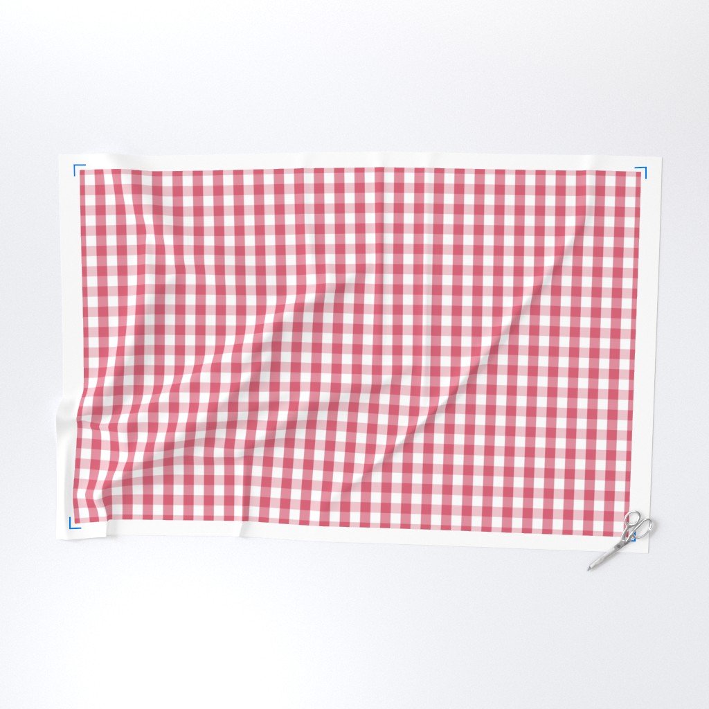 1 inch Nantucket Red Gingham Check Plaid Pattern Fabric nantucket sails fabric