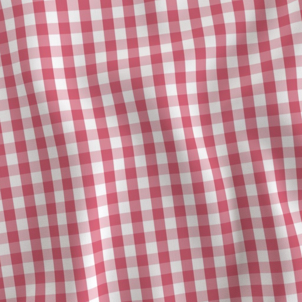 1/2 inch Nantucket Red Gingham Check Plaid Pattern Fabric nantucket sails fabric