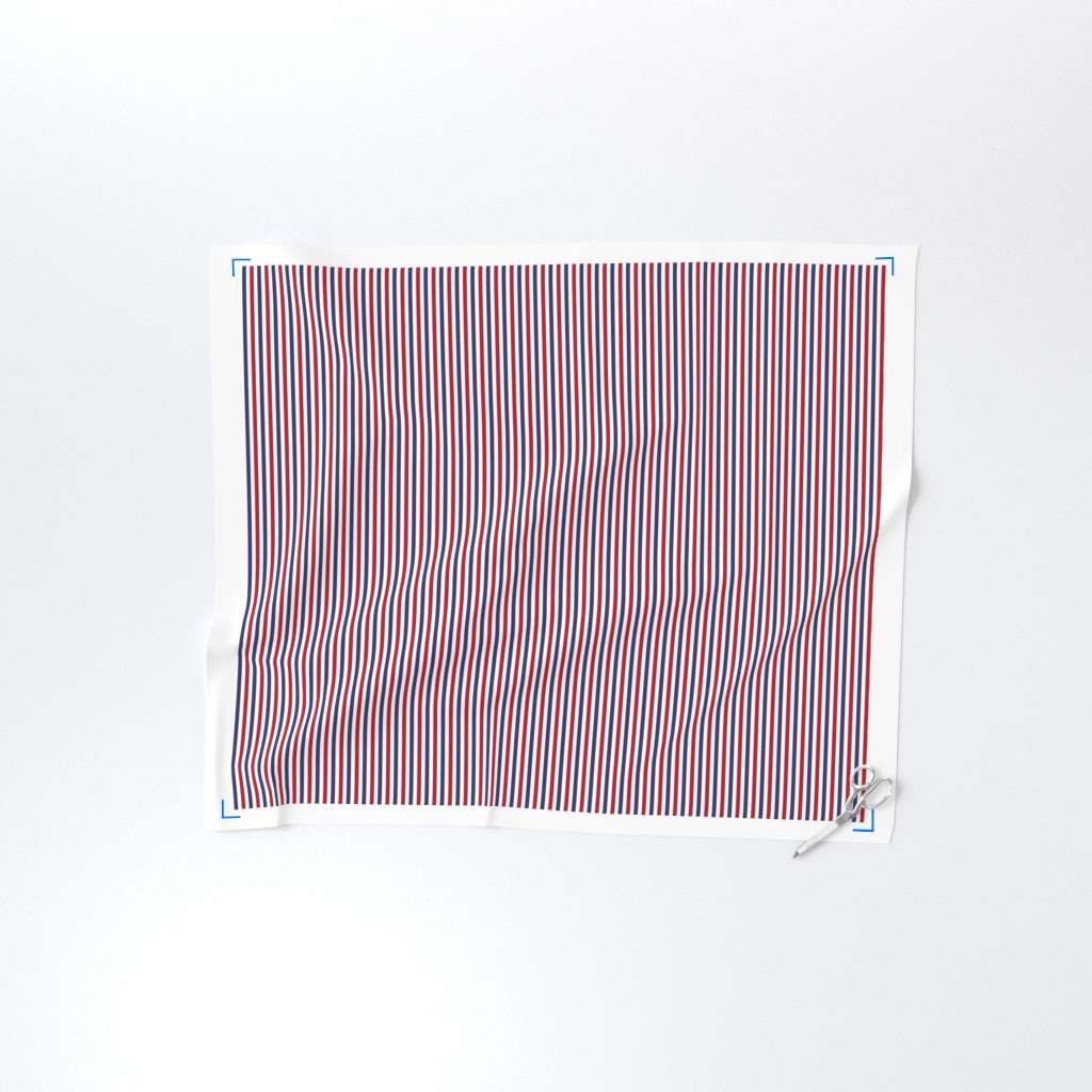 1/4 inch Flag Red White and Blue Alternating V Pin Stripes Fabric national flag fabric