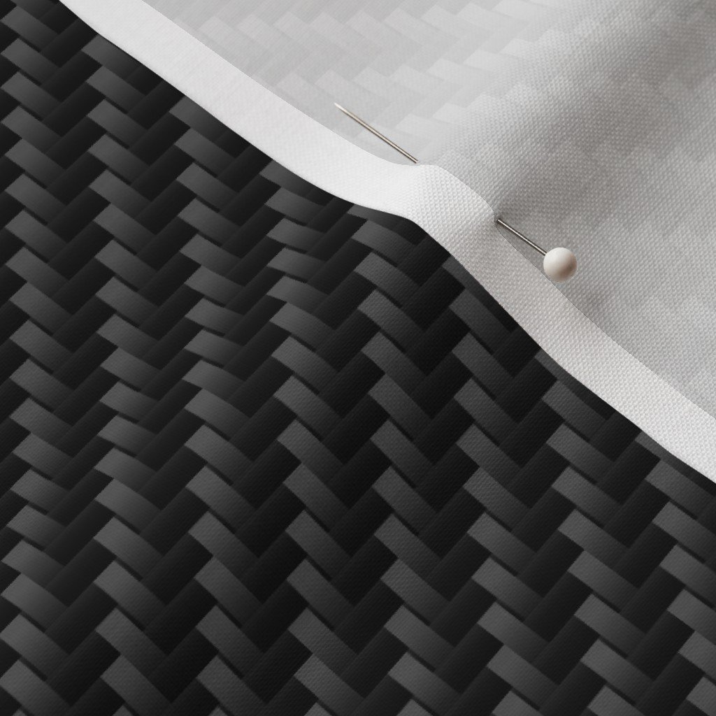 Classic Diagonal Ribbed Black Carbon Fibre for the Man Cave Fabric black carbon pattern fabric