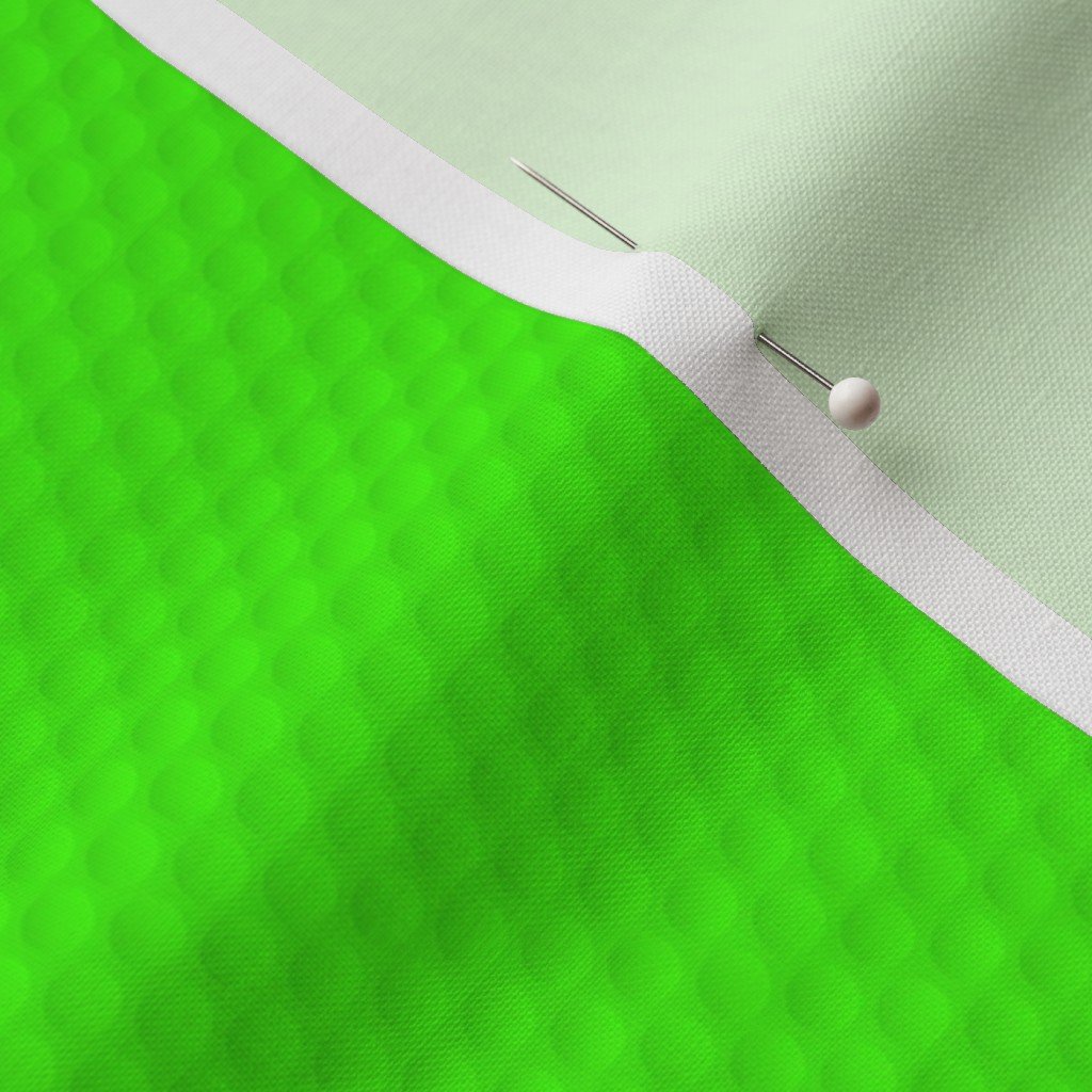 Bright Neon Green Golf Ball Dimples Fabric neon golf ball fabric
