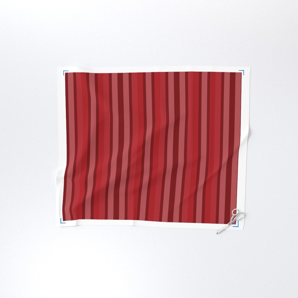 Large Poppy Red Shades Modern Interior Design Stripe Fabric modern design stripe fabric