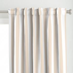 Classic 2 Inch Natural and White Modern Cabana Upholstery Stripes Interior Collection Interior Collection cabana striped curtain design
