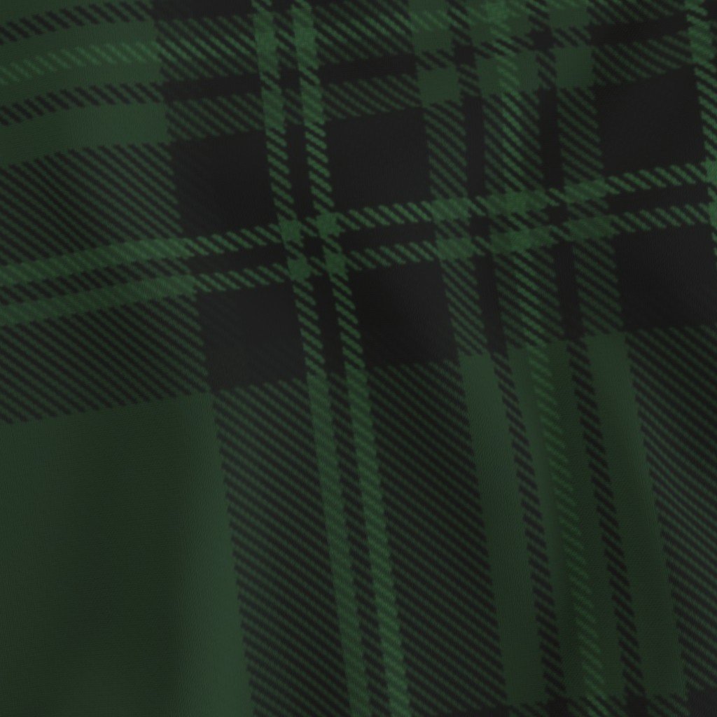 Jumbo Hunter Green Christmas Stewart Tartan Fabric clan tartan fabric