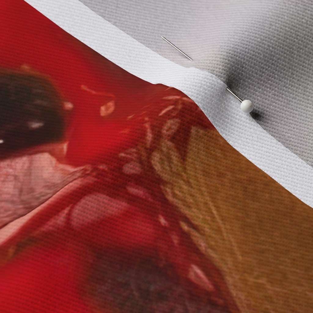 Red Black and Gold Alcohol Ink 4 Fabric black gold fabric