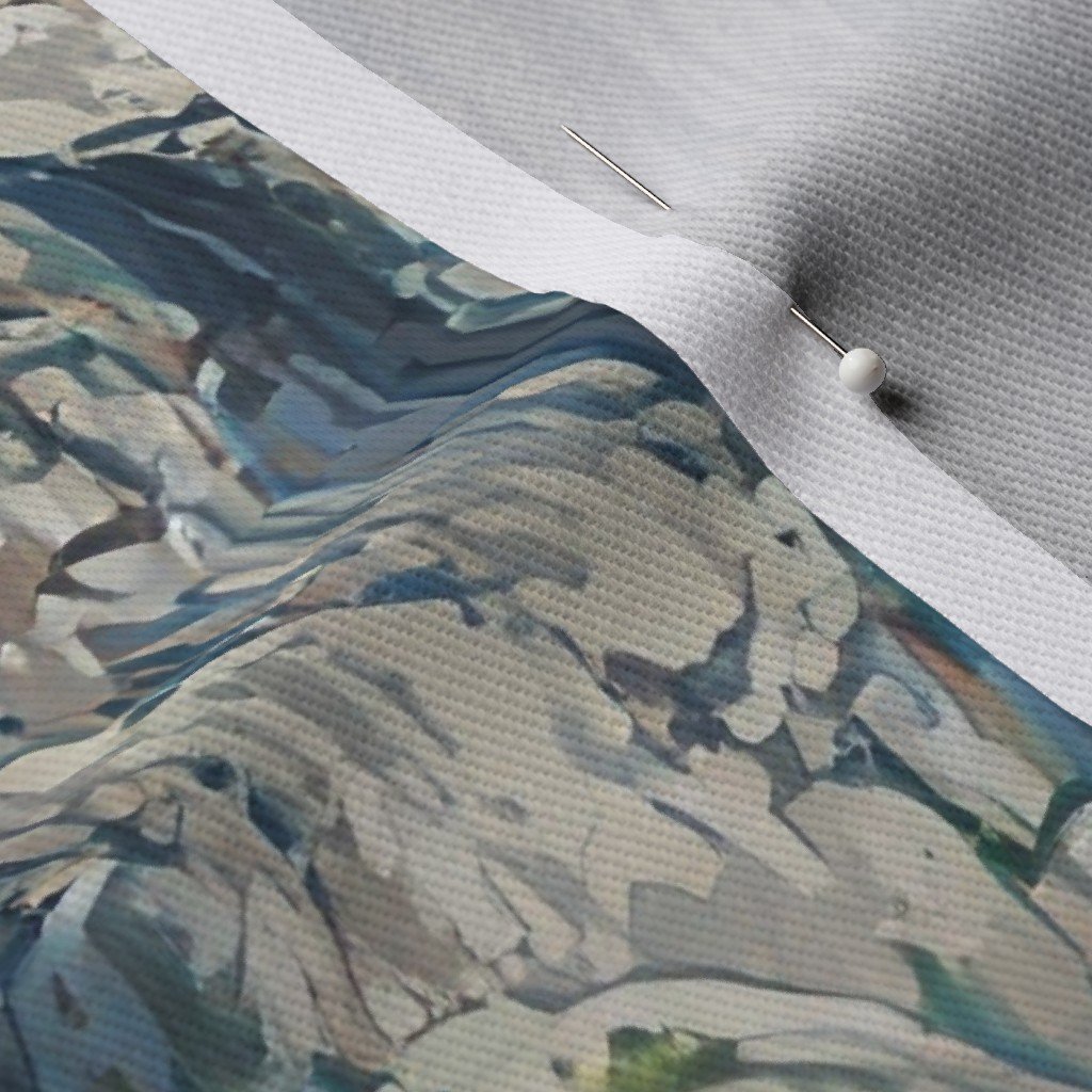 Yosemite National Park Summer Watercolor Scenic Landscape Fabric nature fabric