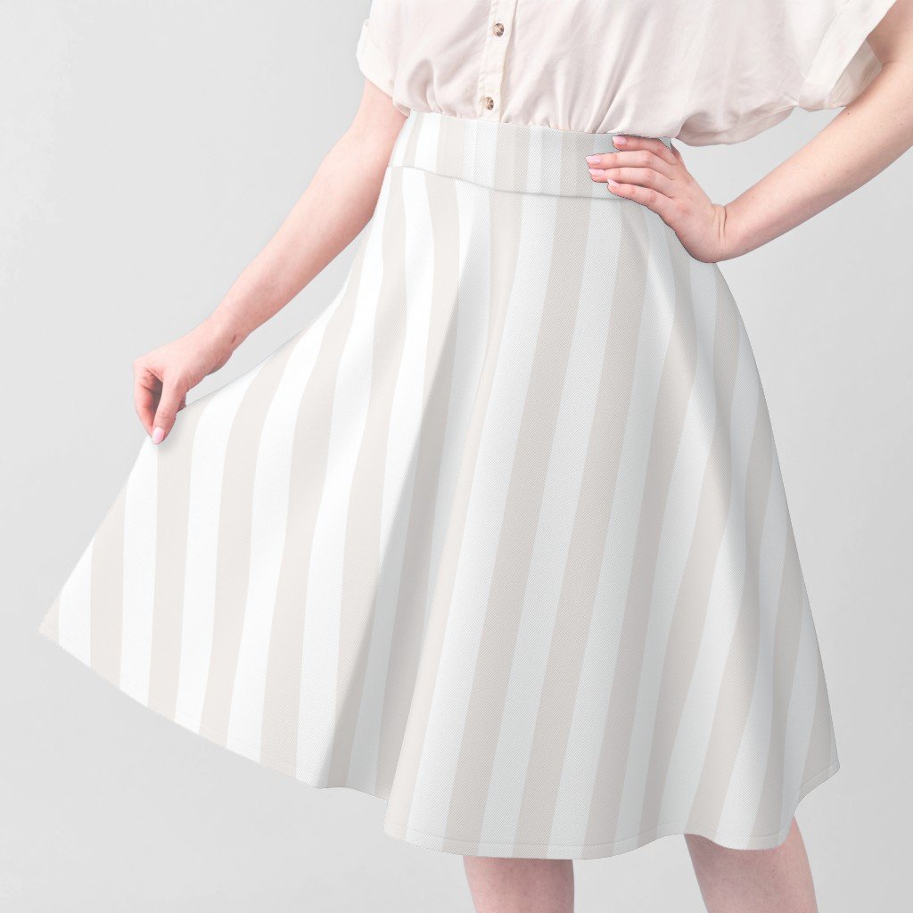 1.5 Inch Bone White Classic Stripe Pattern Fabric modern fabric