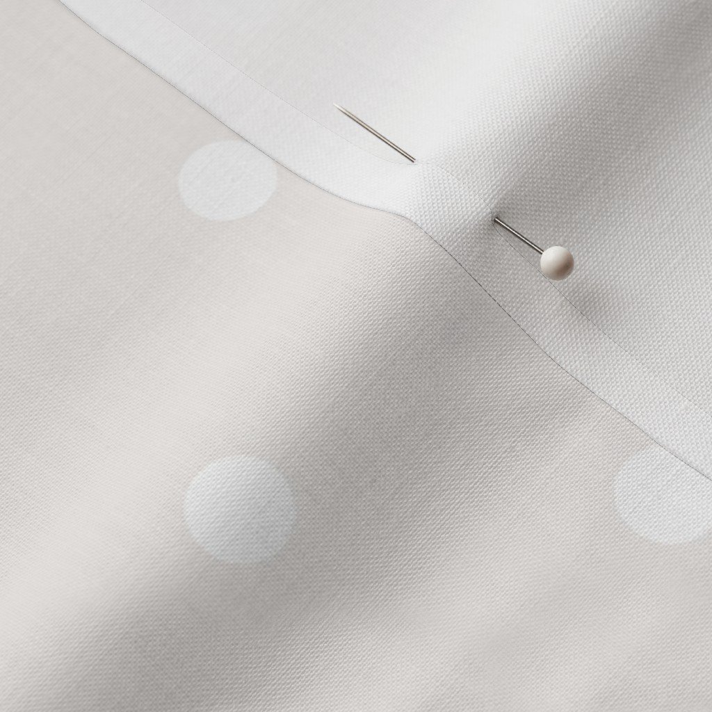 3 Inch Bone White Polka Dot Pattern Fabric geometric fabric
