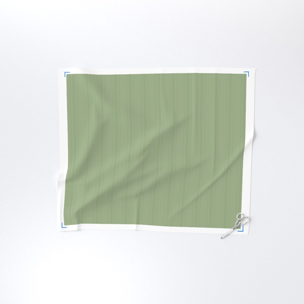Tonal Sage Green Tailored Ticking Stripe Cottage Farmhouse Wide Strip Fabric green decor fabric