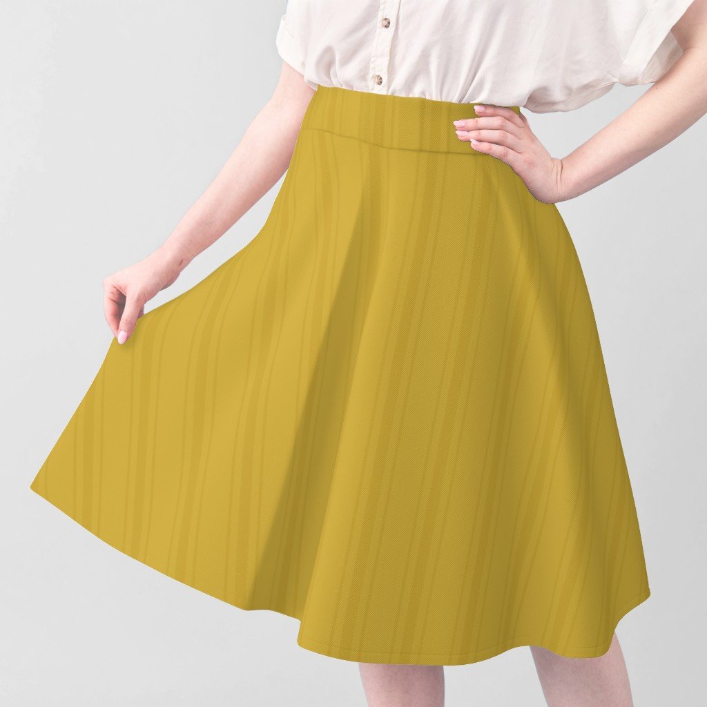 Tonal Gold Yellow Tailored Ticking Stripe Cottage Farmhouse Wide Stri Fabric gold yellow fabric