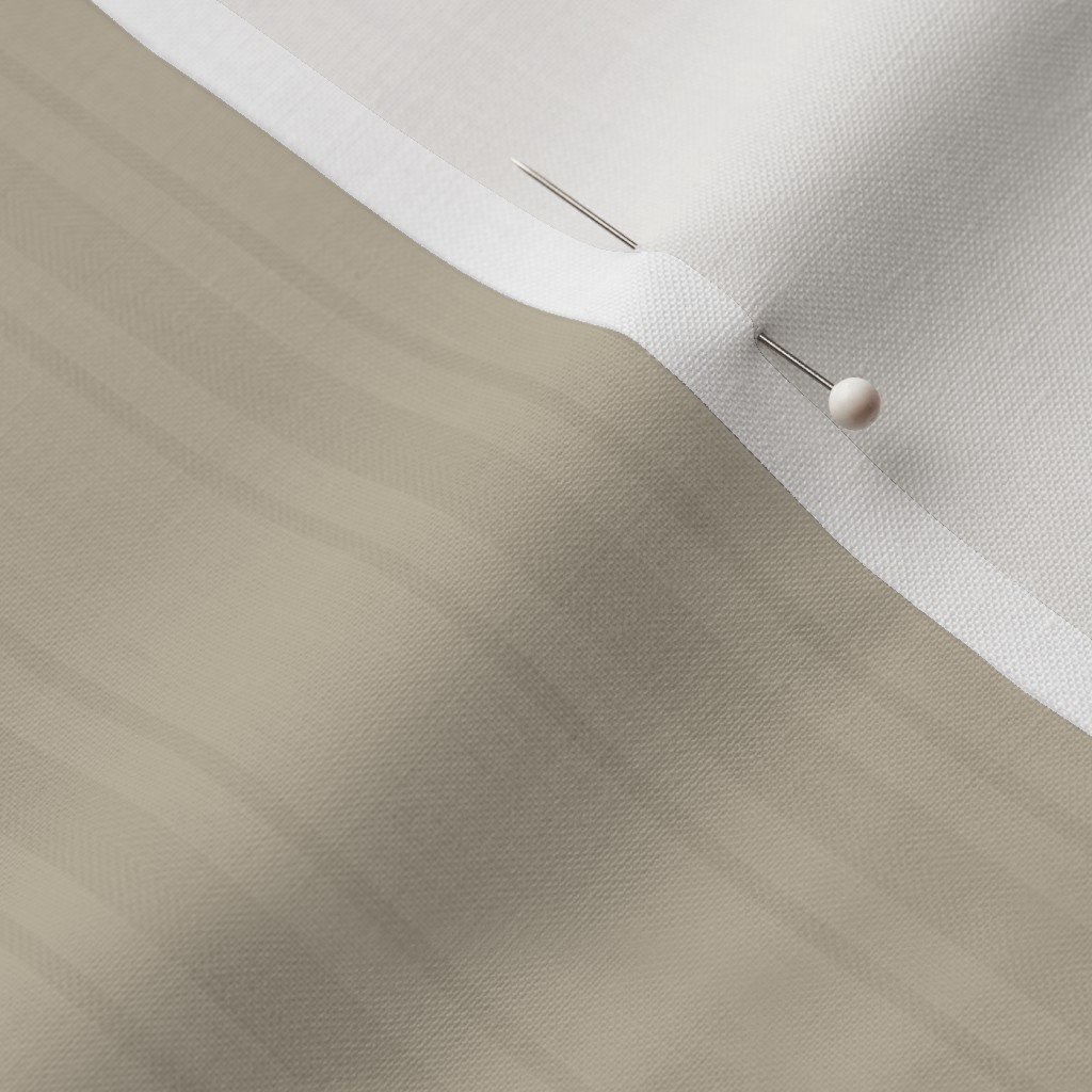 Tonal Mushroom Tailored Ticking Stripe Cottage Farmhouse Small Scale Fabric stripe pattern fabric