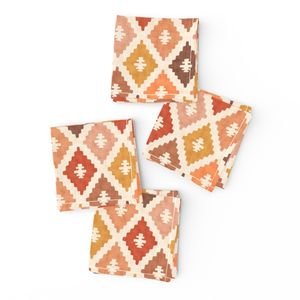 Hotel Cala Sol Sun Bleached Vintage Diamond Textile Design Collection Home Styling Collection coastal napkins design