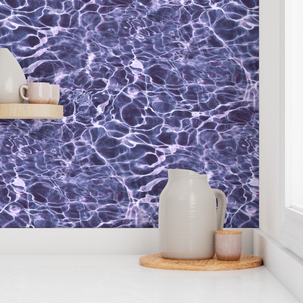 Croatia Vis Island Violet Blue Water Ripples Wallpaper design wallpaper