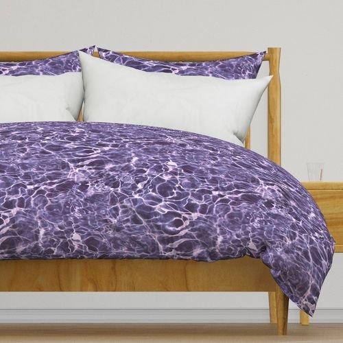 Bermuda Horseshoe Bay Pink Violet Water Ripples Home Decor Collection Interior Collection cool tone duvet cover design